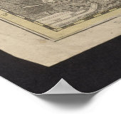 Antique Asia Map 1700, China Poster ポスター (角)