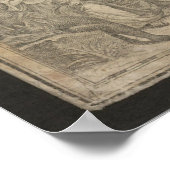 Antique Asia Map 1744, Russia Poster ポスター (角)