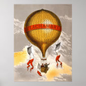 Antique Balloon labeled "H. Lachambre", 1880 ポスター (正面)