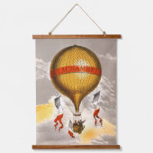 Antique Balloon labeled "H. Lachambre", 1880 吊り下げ型タペストリー (正面)