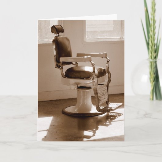 Antique Barber Chair カード (正面)