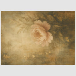 Antique Blush Peony – Floral Background Decoupage 薄葉紙