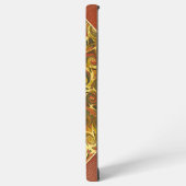 Antique Book Cover, Ornate Swirl Pattern Samsung Galaxyケース (左側面)