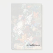 Antique Bouquet of Flowers in an Urn ポストイット (正面)