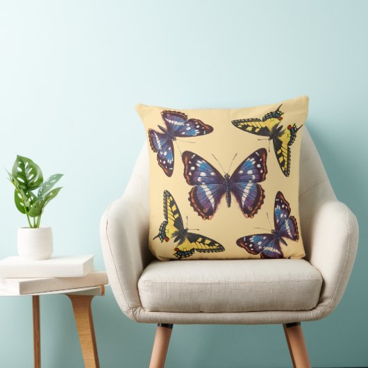 Antique Butterfly クッション (椅子)