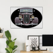 Antique Car ポスター (ホームオフィス)