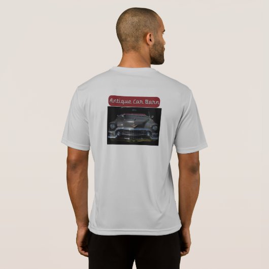 Antique Car Barn 55 Caddy Tシャツ (裏面フル)