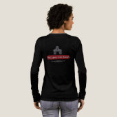 Antique Car Barn - Black Long Sleeve トライブレンドＴシャツ (背面全体)