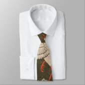 Antique chinese bird artwork tapestry phoenix ネクタイ (タイ)