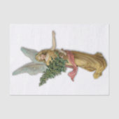Antique Christmas Angel Victorian Christian Big 薄葉紙 (正面)