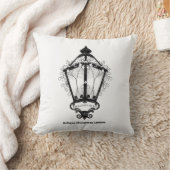 Antique Christmas Lantern T-Shirt クッション (ブランケット)