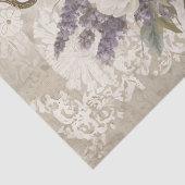 Antique Clock French Lavander & Vintage Lace 薄葉紙 (詳細)