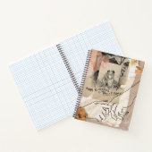 Antique Collage Romantic Floral Ephemera ノートブック (内部)