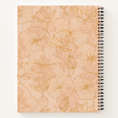 Antique Collage Romantic Floral Ephemera ノートブック (裏面)