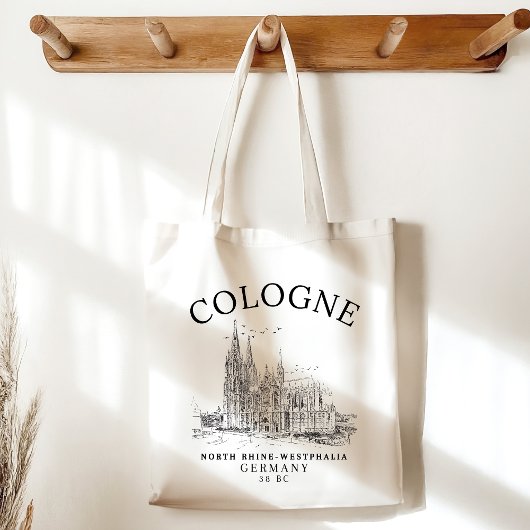 Antique Cologne Cathedral Germany Scenery トートバッグ