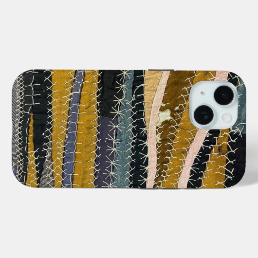 Antique Crazy Quilt phone case Case-Mate iPhoneケース (裏面 (横))
