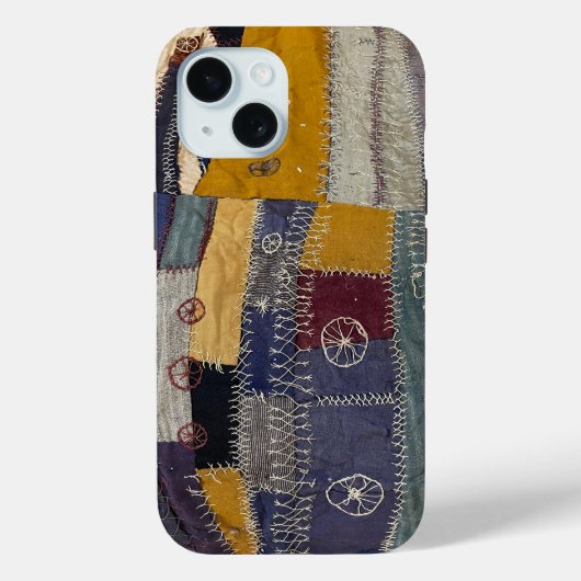 Antique Crazy Quilt phone case Case-Mate iPhoneケース (裏面)