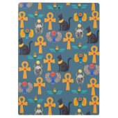 Antique Egypt Pattern, Hieroglyphics digital paper クリップボード (裏面)