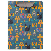 Antique Egypt Pattern, Hieroglyphics digital paper クリップボード (正面)