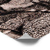 Antique Fantasy Print Vintage Satire and Steampunk ポスター (角)