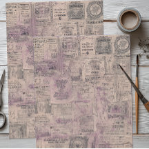 Antique French Collage