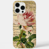 Antique French Pink Roses Case-Mate iPhoneケース (裏面)
