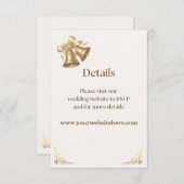 Antique Gold Bells Details Enclosure エンクロージャーカード (正面/裏面)