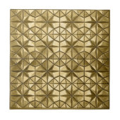 Antique Gold Starburst Geometric #8 ID1227 タイル (正面)