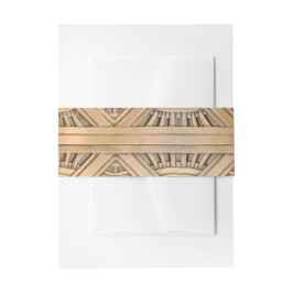 Antique Gold Wedding 招待状ベリーバンド