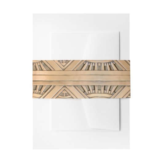 Antique Gold Wedding 招待状ベリーバンド (正面例)