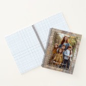 Antique Handwritten Script Personalized Photo ノートブック (内部)