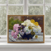 Antique Hydrangea Still Life Poster ポスター