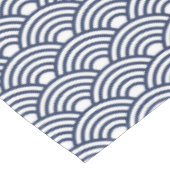 Antique Japanese Seigaiha Waves テーブルクロス (アングル)