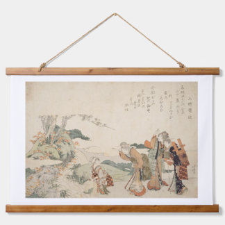 Antique Japanese Ukiyo-e Tapestry - Classical 吊り下げ型タペストリー