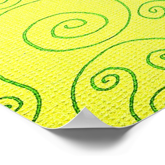 Antique kit Cat Clock Poster ポスター (角)