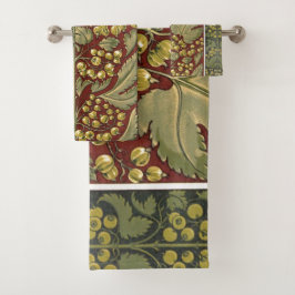 Antique Leaf Pattern Towel バスタオルセット