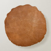 Antique Leather Texture, TANleather,texture,backgr ラウンドクッション (裏面)