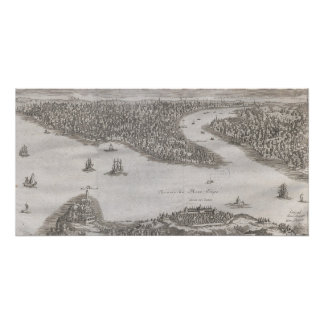 Antique Map Constantinopel Turkey Vintage Ottoman  ポスター