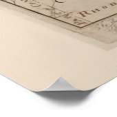 Antique map of Boston and Environs 1775 ポスター (角)