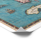 Antique Map of Florida and Cuba ポスター (角)