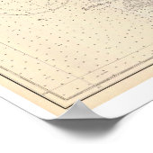 Antique Map of Tampa Bay Florida ポスター (角)