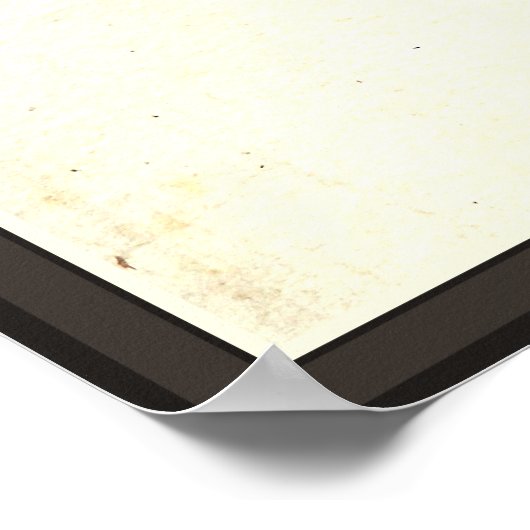 Antique Map Tribes of Israel, Jerusalem, Dead Sea ポスター (角)