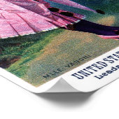 Antique Masquerade Girl ポスター (角)