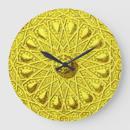 antique Middle Eastern motif ラージ壁時計