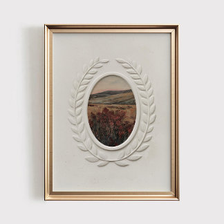 Antique Moody Landscape Print, Vintage PRINTABLE  ポスター
