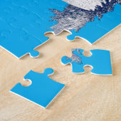 Antique of mushroom drawing ジグソーパズル (側面)