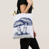Antique of mushroom drawing トートバッグ (クローズアップ)