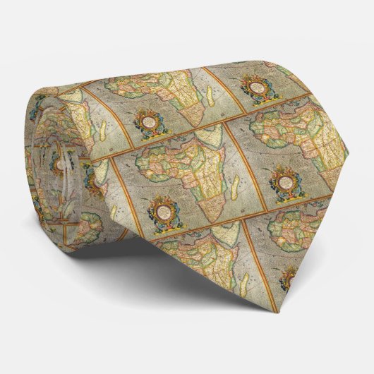 Antique Old World Mercator Map of Africa, 1633 ネクタイ (ロール)