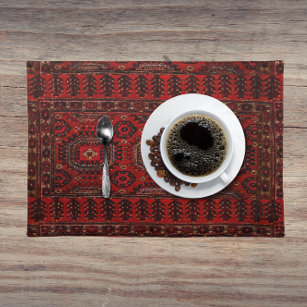 Antique Oriental rug design ランチョンマット