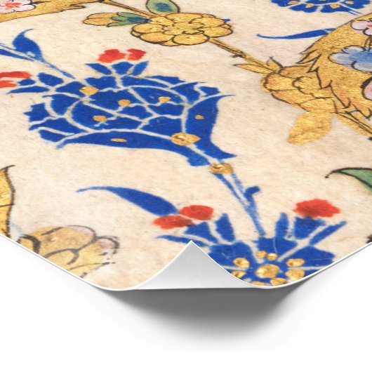 Antique Oriental Sultan Design ポスター (コーナー)
